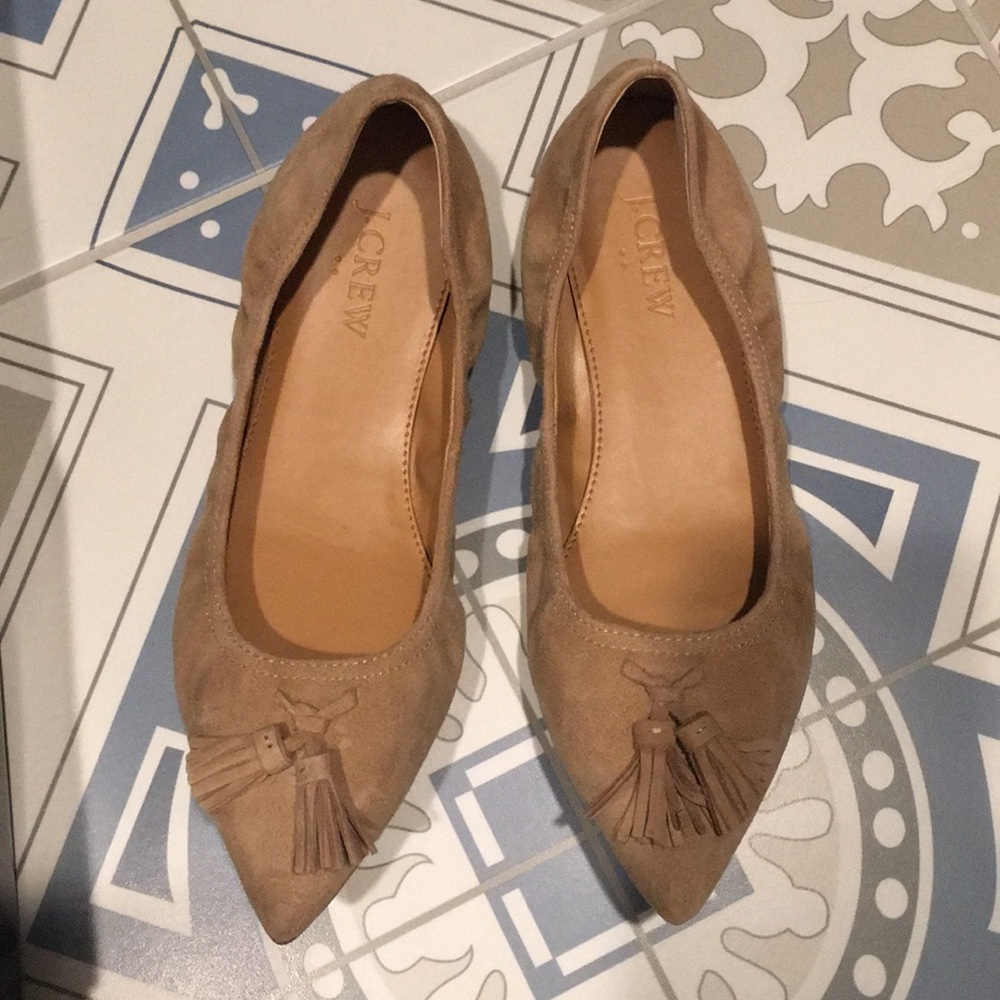 J crew flats never been worn